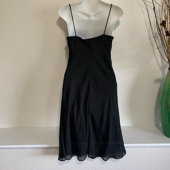 Little Black Dress Formal Cocktail Drapes in Front - Picture 4 of 6